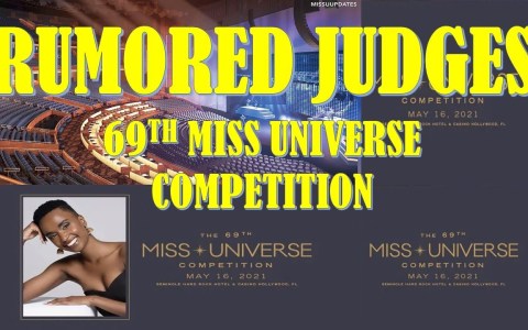 JUDGES FOR THE 69th MISS UNIVERSE COMPETITION (UNOFFICIAL) JUDGES FOR THE 69th MISS UNIVERSE COMPETITION (UNOFFICIAL)