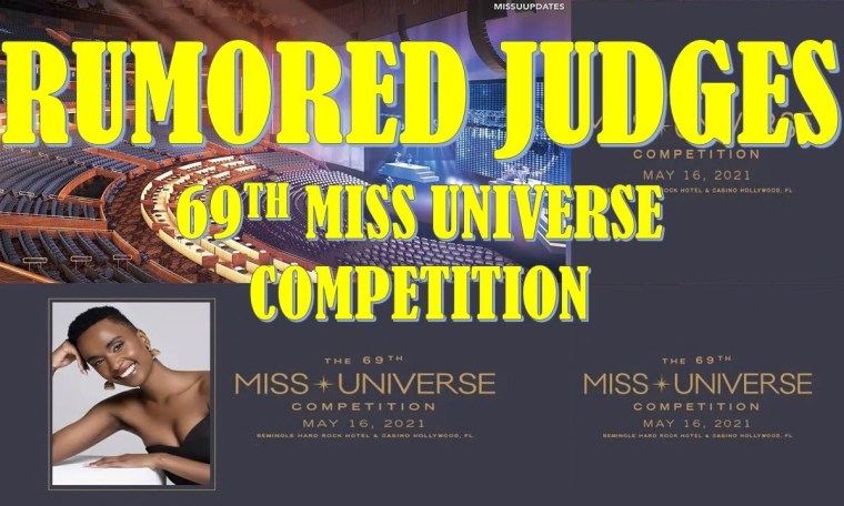 JUDGES FOR THE 69th MISS UNIVERSE COMPETITION (UNOFFICIAL) JUDGES FOR THE 69th MISS UNIVERSE COMPETITION (UNOFFICIAL)