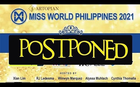BREAKING NEWS! POSTPONED ULIT ANG MISS WORLD PHILIPPINES PAGEANT BREAKING NEWS! POSTPONED ULIT ANG MISS WORLD PHILIPPINES PAGEANT