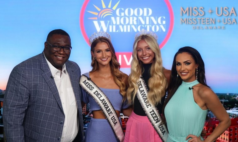 GMW: Miss Delaware USA, Grace Lange & Miss Delaware Teen USA, Ava MacMurray stop by the plaza. GMW: Miss Delaware USA, Grace Lange & Miss Delaware Teen USA, Ava MacMurray stop by the plaza.