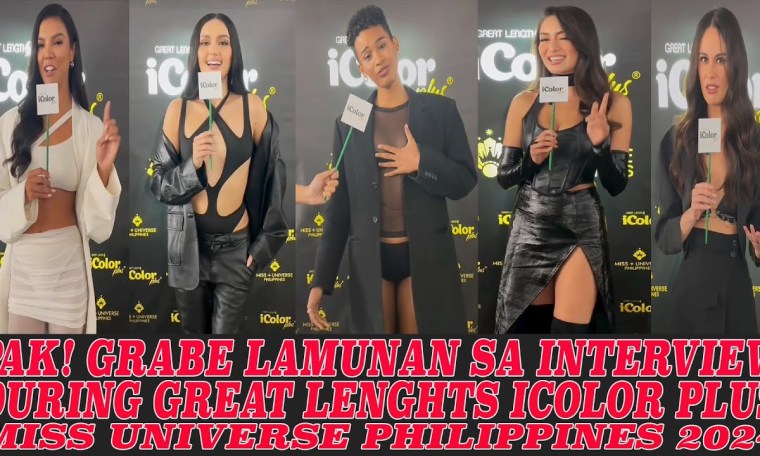 TOP 5 STANDOUT CANDIDATE DURING GREAT LENGHTS ICOLOR PLUS MISS UNIVERSE PHILIPPINES 2024 TOP 5 STANDOUT CANDIDATE DURING GREAT LENGHTS ICOLOR PLUS MISS UNIVERSE PHILIPPINES 2024
