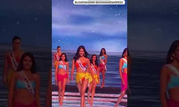 Miss Universe 2021 Harnaaz Sandhu Swimsuit Performance Miss Universe 2021 Harnaaz Sandhu Swimsuit Performance