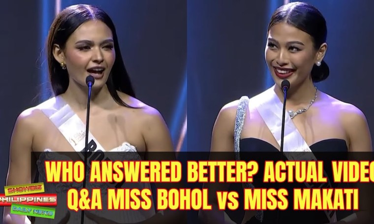Miss Bohol vs Miss Makati Question and Answer | Miss Universe Philippines 2023 Miss Bohol vs Miss Makati Question and Answer | Miss Universe Philippines 2023