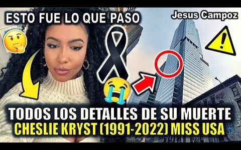 Murio Cheslie Kryst miss usa 2019 TODOS LOS DETALLES de su muerte ESTO PASO hoy 2022 en New York Murio Cheslie Kryst miss usa 2019 TODOS LOS DETALLES de su muerte ESTO PASO hoy 2022 en New York