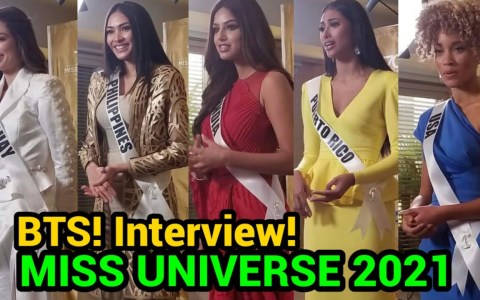 MISS UNIVERSE 2021 CLOSED-DOOR INTERVIEW, BTS MISS UNIVERSE 2021 CLOSED-DOOR INTERVIEW, BTS