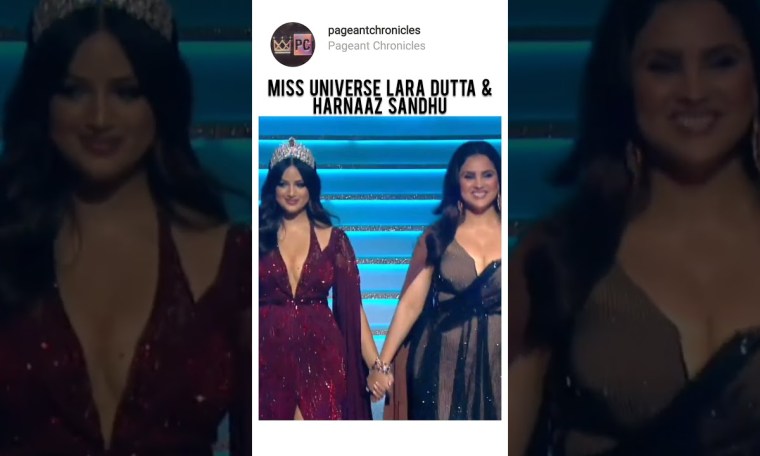 Harnaaz Sandhu and Lara Dutta in Miss Diva #harnaazsandhu #laradutta #missuniverse Harnaaz Sandhu and Lara Dutta in Miss Diva #harnaazsandhu #laradutta #missuniverse