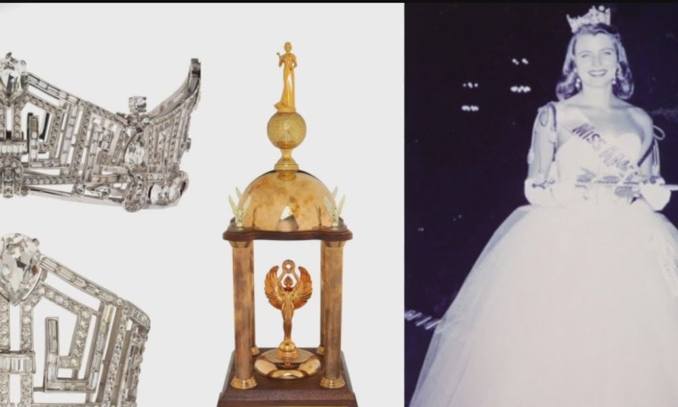 Historic Miss America jewels and dress on auction to support teachers Historic Miss America jewels and dress on auction to support teachers