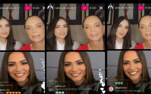 MISS UNIVERSE ANDREA MEZA WITH LUPITA JONES INSTAGRAM LIVE 01.06.21 MISS UNIVERSE ANDREA MEZA WITH LUPITA JONES INSTAGRAM LIVE 01.06.21
