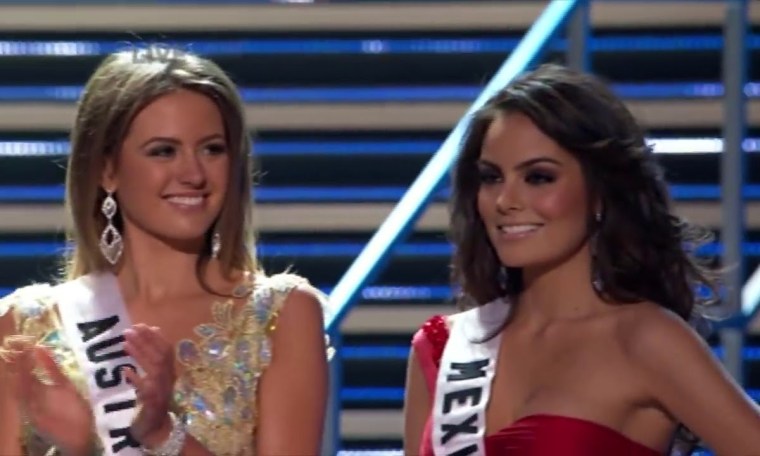 Final 5 at MISS UNIVERSE 2010 Final 5 at MISS UNIVERSE 2010