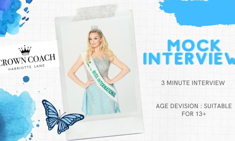 3 minute pageant mock interview, helping you win a pageant | episode:1 3 minute pageant mock interview, helping you win a pageant | episode:1