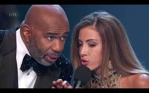 Miss Universe Costa Rica Jokes with Steve Harvey Miss Universe Costa Rica Jokes with Steve Harvey