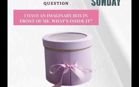 The Tiara Pageant Question : I have an imaginary box infront of me .What do you think is inside it? The Tiara Pageant Question : I have an imaginary box infront of me .What do you think is inside it?