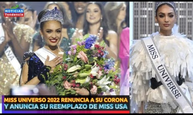 MISS UNIVERSO 2022 RENUNCIA A SU CORONA Y ANUNCIA SU REEMPLAZO DE MISS USA #rbonneygabriel #missusa MISS UNIVERSO 2022 RENUNCIA A SU CORONA Y ANUNCIA SU REEMPLAZO DE MISS USA #rbonneygabriel #missusa