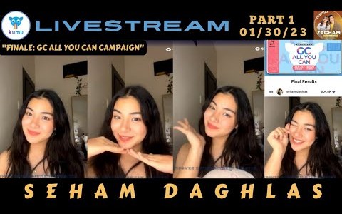 #ZACHAM PT.1: SEHAM DAGHLAS – KUMU LIVE GC ALL YOU CAN CAMPAIGN FINALE 01/29/23 #sehamdaghlas #ZACHAM PT.1: SEHAM DAGHLAS – KUMU LIVE GC ALL YOU CAN CAMPAIGN FINALE 01/29/23 #sehamdaghlas