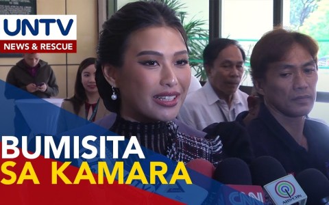 Michelle Dee, binigyan ng pagkilala sa Kamara para sa performance sa Miss Universe pageant Michelle Dee, binigyan ng pagkilala sa Kamara para sa performance sa Miss Universe pageant
