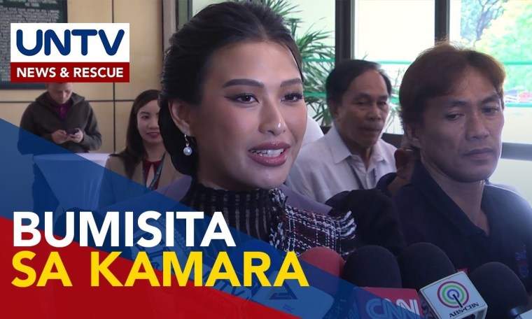 Michelle Dee, binigyan ng pagkilala sa Kamara para sa performance sa Miss Universe pageant Michelle Dee, binigyan ng pagkilala sa Kamara para sa performance sa Miss Universe pageant