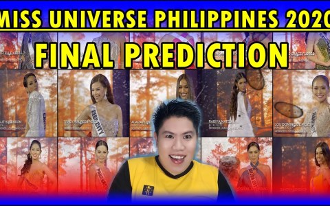 Miss Universe Philippines 2020 | FINAL PREDICTION Miss Universe Philippines 2020 | FINAL PREDICTION