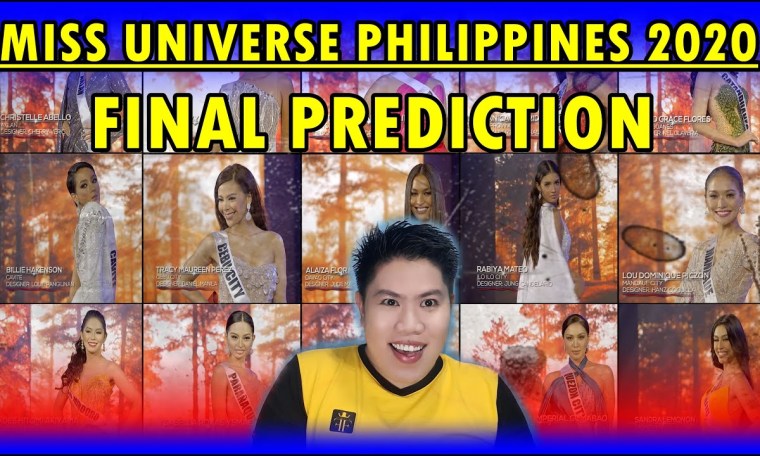 Miss Universe Philippines 2020 | FINAL PREDICTION Miss Universe Philippines 2020 | FINAL PREDICTION