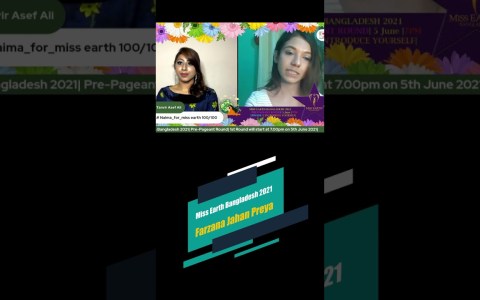 Farzana Jahan Preya| Pre-Pageant Round| Miss Earth Bangladesh 2021 Farzana Jahan Preya| Pre-Pageant Round| Miss Earth Bangladesh 2021