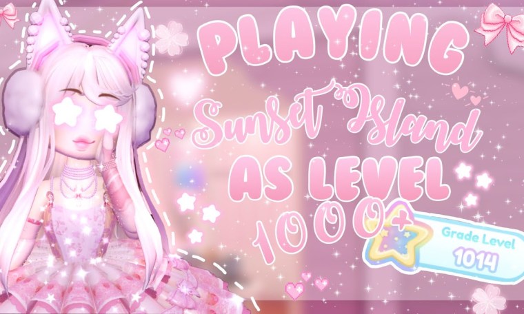 PLAYING SUNSET ISLAND AS LEVEL 1000+!! (Roblox Royale High) PLAYING SUNSET ISLAND AS LEVEL 1000+!! (Roblox Royale High)
