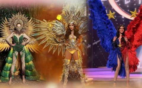 Miss Philippines Bird Inspired National Costume #MissEarth #MissGrandInternational #MissUniverse Miss Philippines Bird Inspired National Costume #MissEarth #MissGrandInternational #MissUniverse