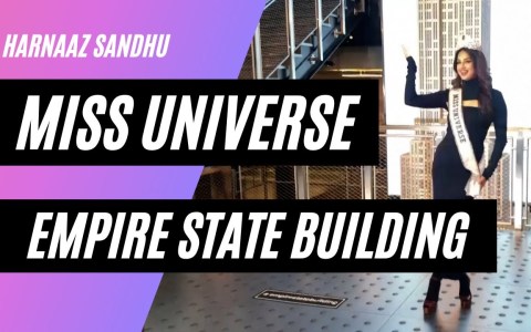 Miss Universe Harnaaz Sandhu visits the Empire State Building Miss Universe Harnaaz Sandhu visits the Empire State Building