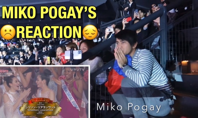 Miko Pogay’s Reaction | Miss International 2019 Crowning Moment Miko Pogay’s Reaction | Miss International 2019 Crowning Moment