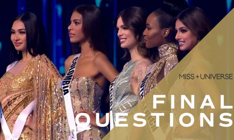 The 70th MISS UNIVERSE Top 5's Final Questions | Miss Universe The 70th MISS UNIVERSE Top 5's Final Questions | Miss Universe