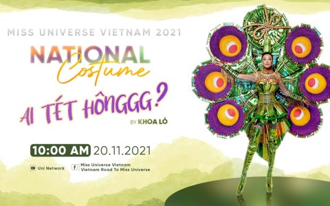 CÔNG BỐ "AI TÉT HÔNGGG?" – NATIONAL COSTUME CHÍNH THỨC của KIM DUYÊN tại Miss Universe lần thứ 70 CÔNG BỐ "AI TÉT HÔNGGG?" – NATIONAL COSTUME CHÍNH THỨC của KIM DUYÊN tại Miss Universe lần thứ 70