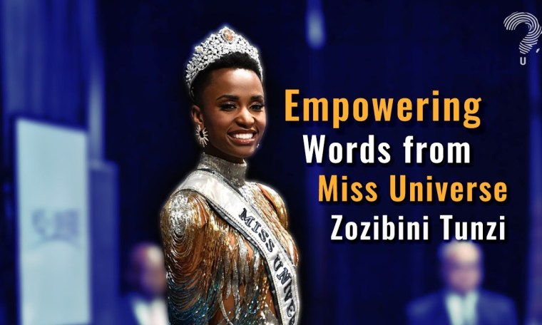 Miss Universe: “Girls should be taught to take up space” Miss Universe: “Girls should be taught to take up space”