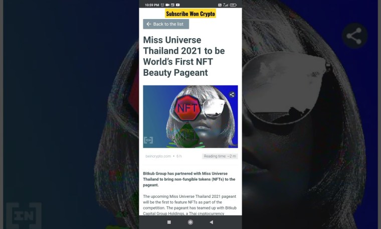 Miss Universe Thailand 2021 to be World’s First NFT Beauty Pageant #Shorts #Youtubeindia #Cryptonews Miss Universe Thailand 2021 to be World’s First NFT Beauty Pageant #Shorts #Youtubeindia #Cryptonews