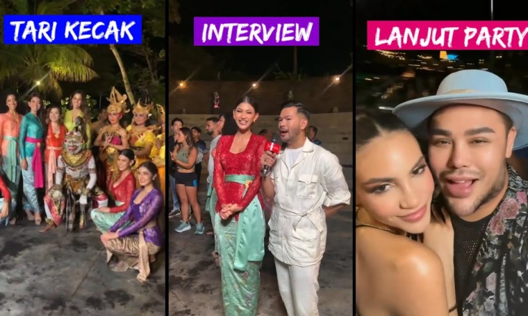 PENUH ANTUSIAS..TOP 10 Miss Grand International 2023 Menyaksikan 'Tari Kecak' di Tanah Lot Bali PENUH ANTUSIAS..TOP 10 Miss Grand International 2023 Menyaksikan 'Tari Kecak' di Tanah Lot Bali