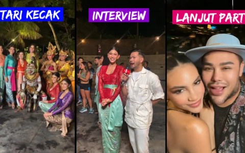 PENUH ANTUSIAS..TOP 10 Miss Grand International 2023 Menyaksikan 'Tari Kecak' di Tanah Lot Bali PENUH ANTUSIAS..TOP 10 Miss Grand International 2023 Menyaksikan 'Tari Kecak' di Tanah Lot Bali