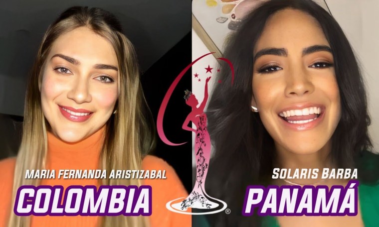 Miss Universe Colombia María Fernanda Aristizábal y Miss Universe Panama Solaris Barba juntas Miss Universe Colombia María Fernanda Aristizábal y Miss Universe Panama Solaris Barba juntas