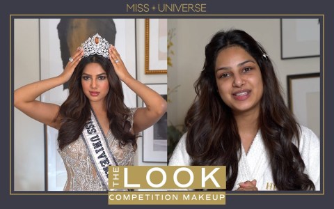 Harnaaz Sandhu RECREATES her COMPETITION MAKE-UP! | THE LOOK | Miss Universe Harnaaz Sandhu RECREATES her COMPETITION MAKE-UP! | THE LOOK | Miss Universe