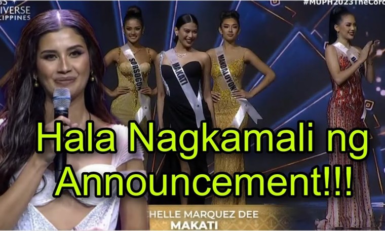 Grand Coronation Night | Miss Universe Philippines 2023. Wrong Announcement of Top 10 Grand Coronation Night | Miss Universe Philippines 2023. Wrong Announcement of Top 10