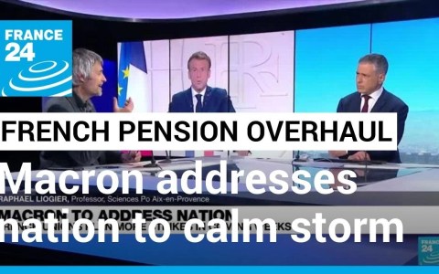 Macron addresses the nation amid anger over pension overhaul • FRANCE 24 English Macron addresses the nation amid anger over pension overhaul • FRANCE 24 English