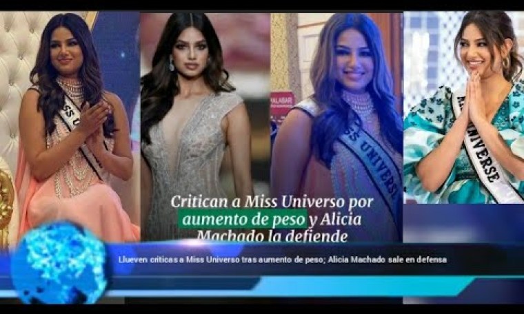 Llueven criticas a Miss Universo tras aumento de peso; Alicia Machado sale en defensa Llueven criticas a Miss Universo tras aumento de peso; Alicia Machado sale en defensa