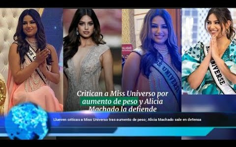 Llueven criticas a Miss Universo tras aumento de peso; Alicia Machado sale en defensa Llueven criticas a Miss Universo tras aumento de peso; Alicia Machado sale en defensa