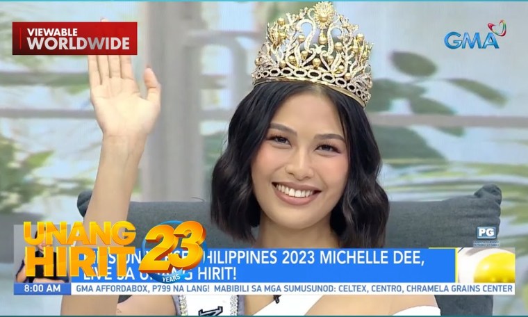 Miss Universe Philippines 2023 Michelle Dee, LIVE sa UH Tambayan | Unang Hirit Miss Universe Philippines 2023 Michelle Dee, LIVE sa UH Tambayan | Unang Hirit