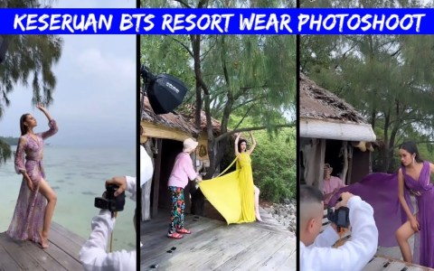 BTS RESORT WEAR PHOTOSHOOT Finalis Miss Mega Bintang di Pulau Macan BTS RESORT WEAR PHOTOSHOOT Finalis Miss Mega Bintang di Pulau Macan
