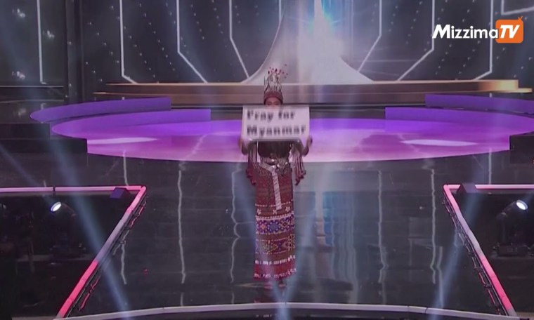 Myanmar wins Miss Universe 2021 National Costume Contest Myanmar wins Miss Universe 2021 National Costume Contest