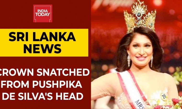 Mrs World 2019 Snatches Sri Lankan Pageant Winner’s Crown Off Her Head | Watch | India Today Mrs World 2019 Snatches Sri Lankan Pageant Winner’s Crown Off Her Head | Watch | India Today