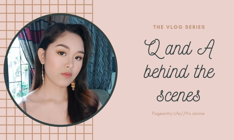 Online Pageant Philippines|Q and A BTS scenes| It's Janine Online Pageant Philippines|Q and A BTS scenes| It's Janine