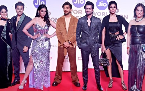 Mannara Chopra, Munawar Faruqui, Abhishek Kumar, Neil & Aishwarya At 71st Miss World Event | BB17 Mannara Chopra, Munawar Faruqui, Abhishek Kumar, Neil & Aishwarya At 71st Miss World Event | BB17