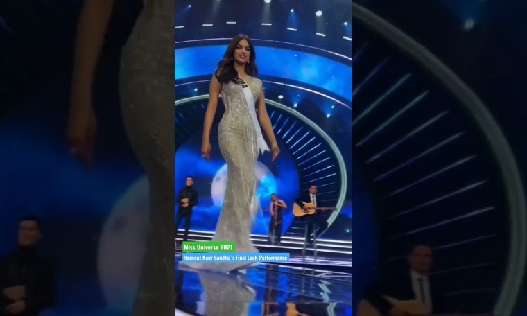 Miss Universe 2021 Harnaaz Kaur Sandhu 's Final Look Performance Miss Universe 2021 Harnaaz Kaur Sandhu 's Final Look Performance