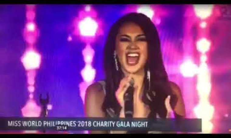 Kimi competes in the talent pageant at Miss World Philippines Charity Gala October 2018 Kimi competes in the talent pageant at Miss World Philippines Charity Gala October 2018