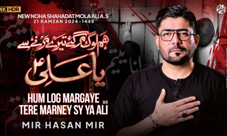 Hum Log Margaye | Mir Hasan Mir New Nohay 2024 | 21 Ramzan Noha 2024 | Mola Ali Noha 2024 Hum Log Margaye | Mir Hasan Mir New Nohay 2024 | 21 Ramzan Noha 2024 | Mola Ali Noha 2024