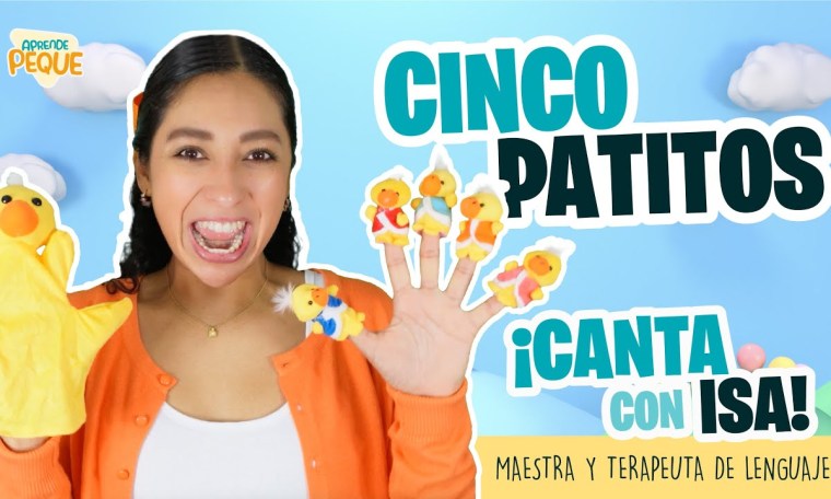 Canta con Isa | Cinco Patitos | Canción Infantil | Aprende Peque Canta con Isa | Cinco Patitos | Canción Infantil | Aprende Peque