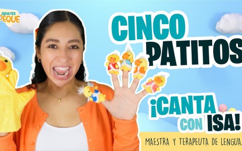 Canta con Isa | Cinco Patitos | Canción Infantil | Aprende Peque Canta con Isa | Cinco Patitos | Canción Infantil | Aprende Peque